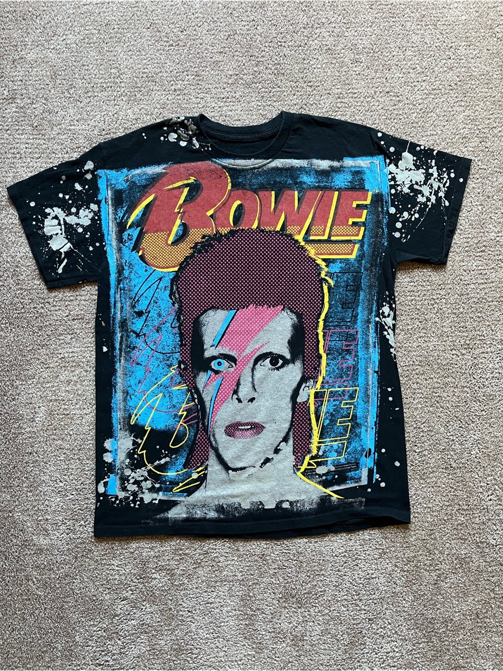 ‘2019 David Bowie Mosquito Head Style Band Tee